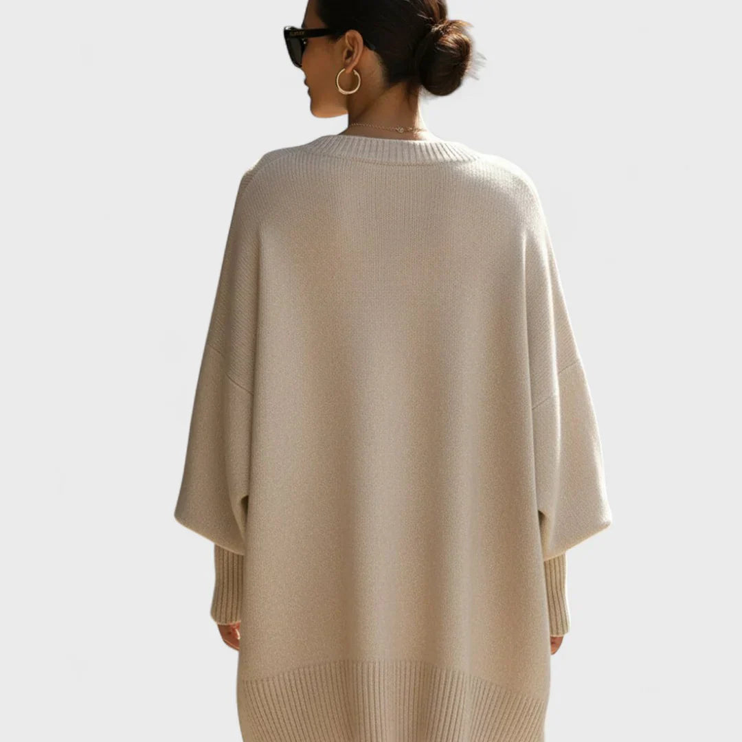 Harper – Minimalist Draped Poncho