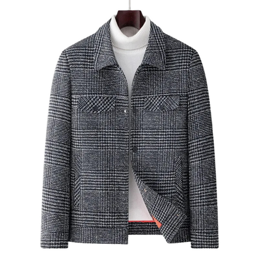Hudson Plaid Short Coat