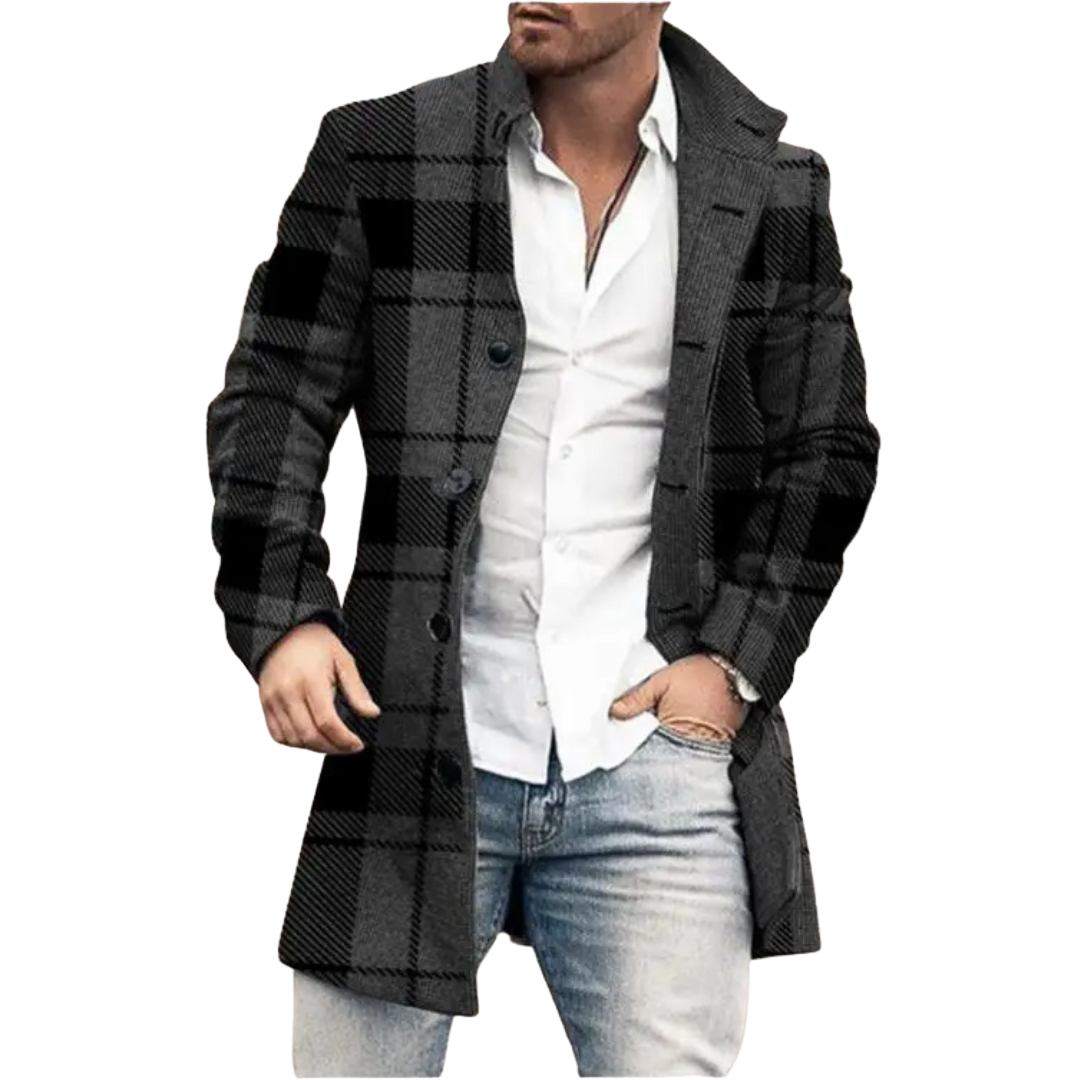 Modern Wool Overcoat