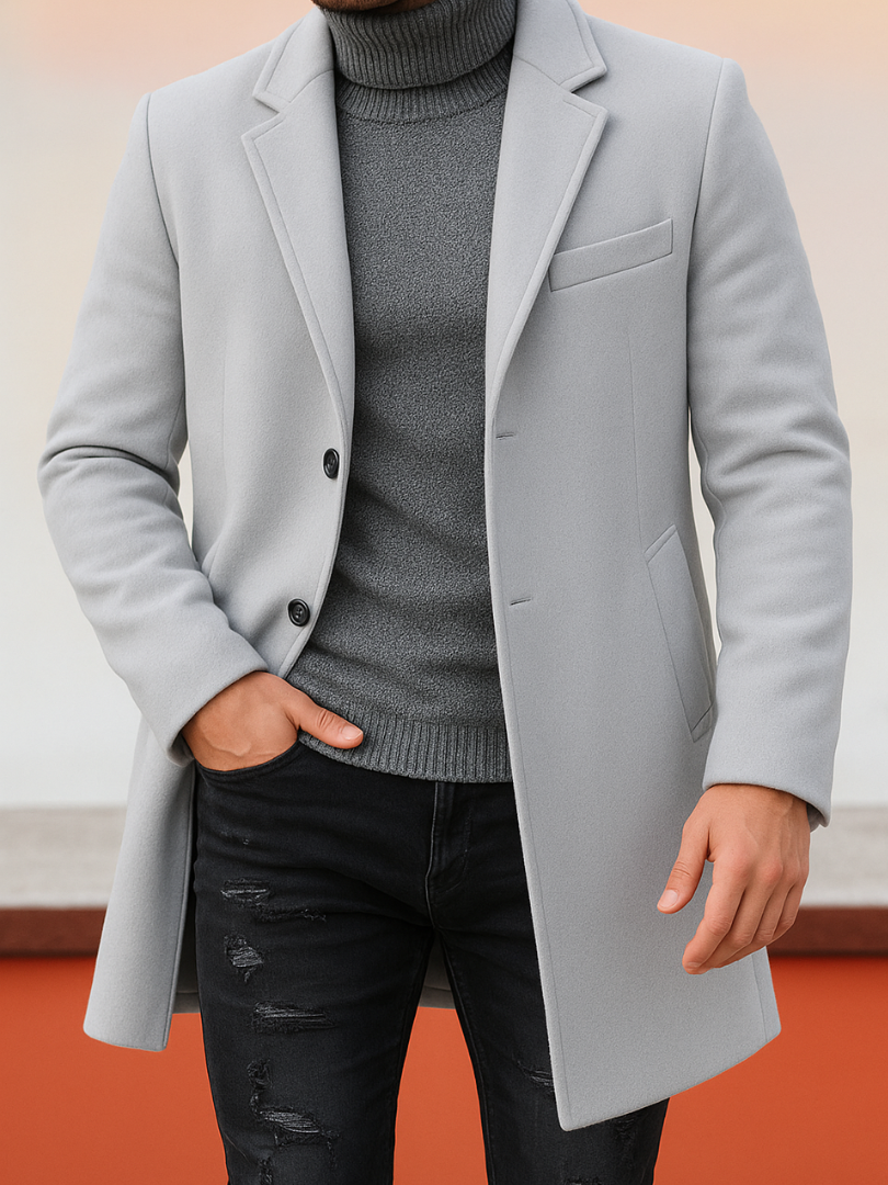Grant – Modern Long Button Coat