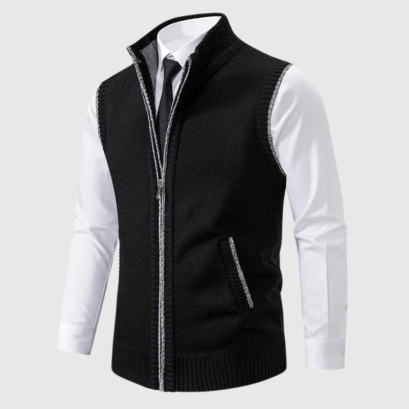 Davide Costa Zip-Up Sweater Vest
