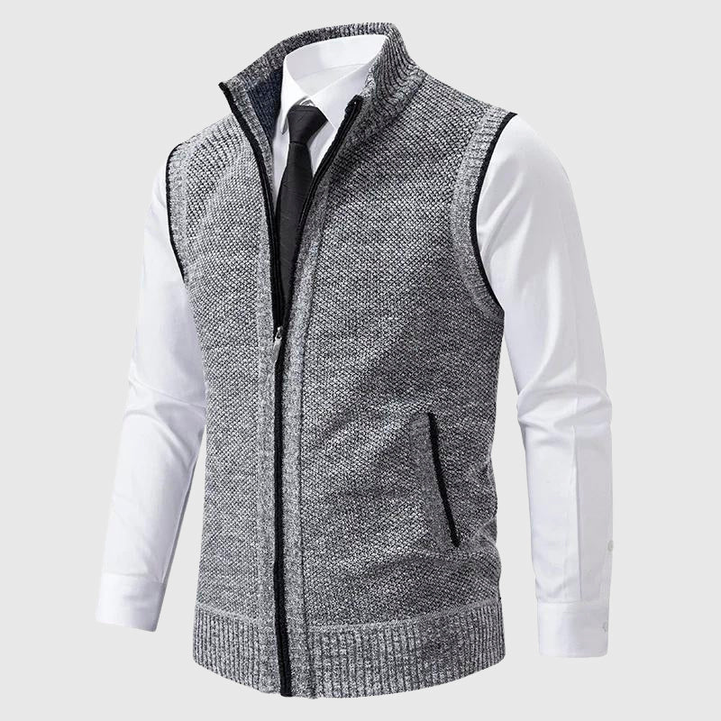 Davide Costa Zip-Up Sweater Vest
