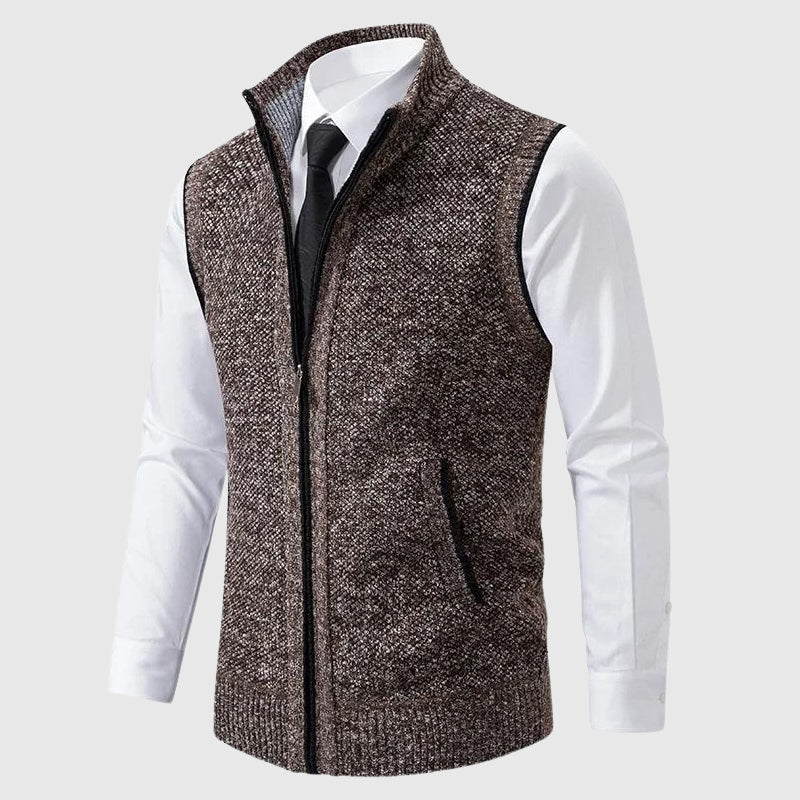 Davide Costa Zip-Up Sweater Vest